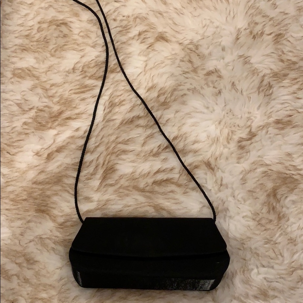 Vintage Black Crossbody Clutch Purse
